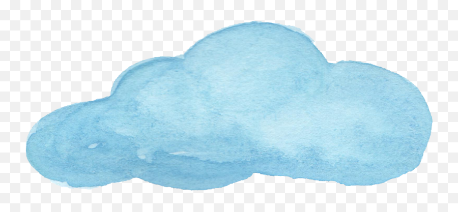 Clouds Clipart Banner - Water Color Cloud Png,Watercolor Banner Png