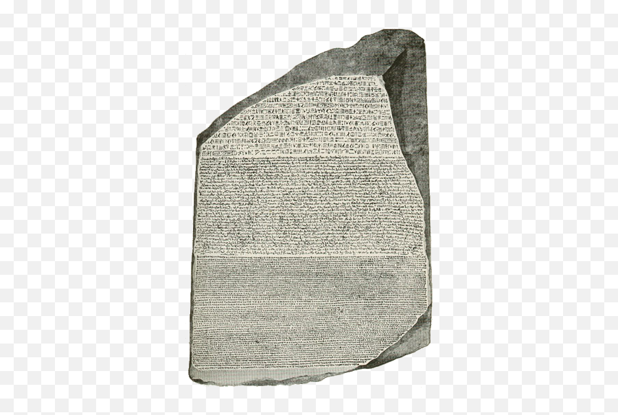 Filerosettastonepng - Wikimedia Commons Definition Of Rosetta Stone,Pillow Transparent Background