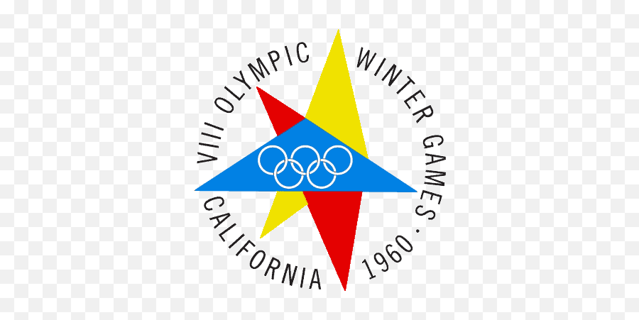 Triangles In The Olympics - Logo Squaw Valley 1960 Winter Olympics Png,Blue Triangle Logos