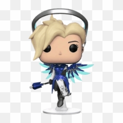 Download Hd Funko Pop Overwatch Mercy - Funko Pop Overwatch Mercy Png,Mercy Overwatch Png