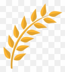 Leaf Stem Flat - Folha De Trigo Png,Trigo Png