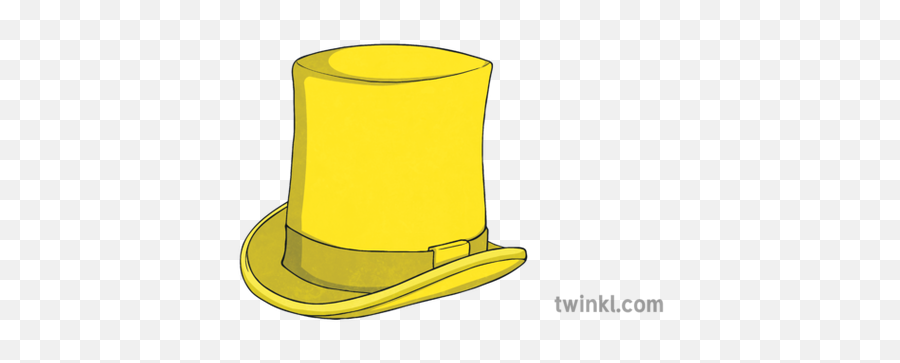 Yellow Top Hat Illustration - Twinkl Sombrero De Copa Amarillo Png,Tophat Png