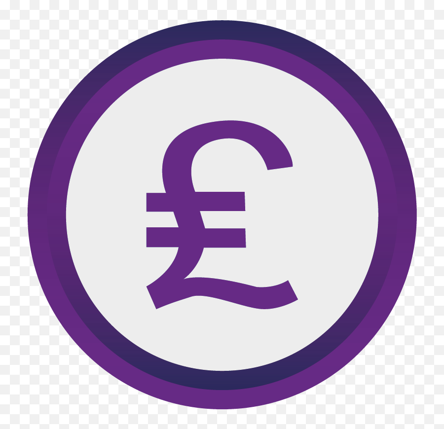 Purple Pound Icon - Vertical Png,Pound Logo