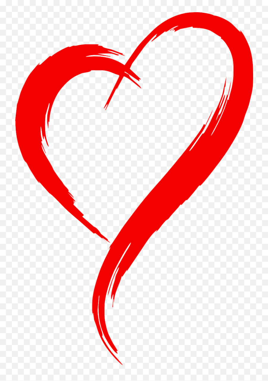 Ink Clip Art Heart Transprent Png Free - Heart Brush Stroke Png,Heart Png Images