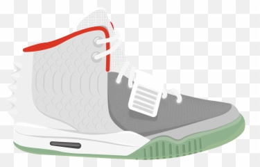 Cartoon Yeezy Png - Yeezy Boost Cartoon Png,Yeezys Png