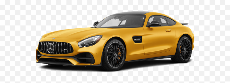 Download Hd 2018 Mercedes - Benz Amg Gt Coupe Mercedes Sls Mercedes Amg Gt Yellow Png,Mercedes Benz Png