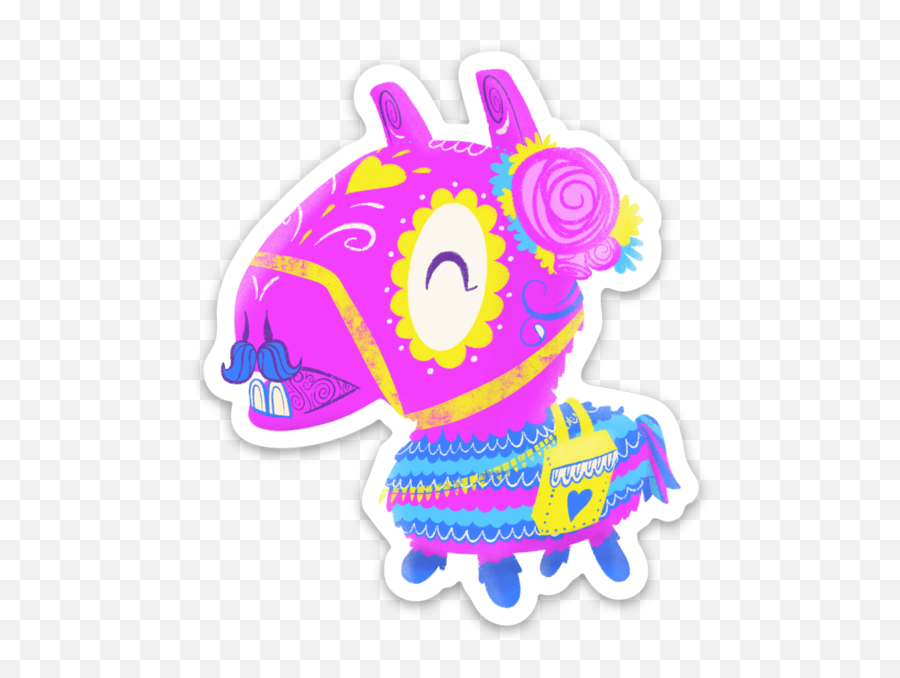 Loot Llama - Sugar Skull Llama Png,Fortnite Llama Png
