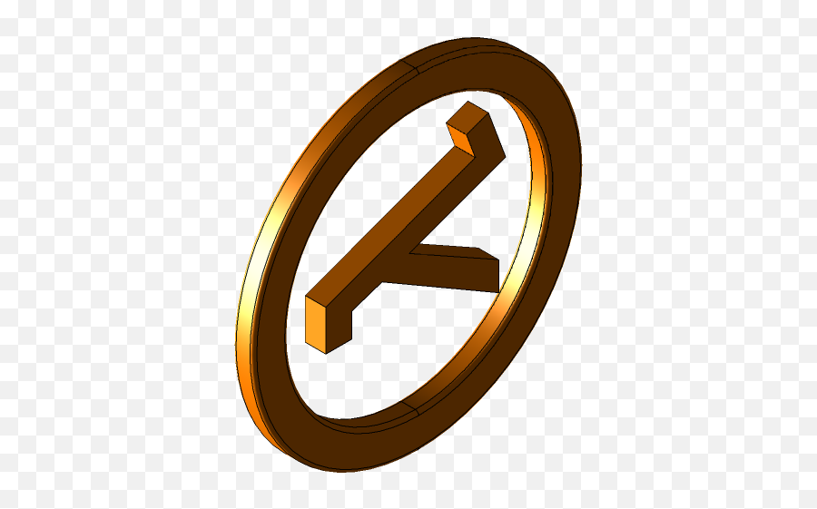 Half Life Logo Game Rpg Action Popular 3d Cad Solid Png - life Logo