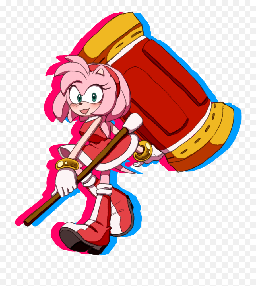 Amy Rose Is Here By Juultheturd12 - Fictional Character Png,Amy Rose Transparent