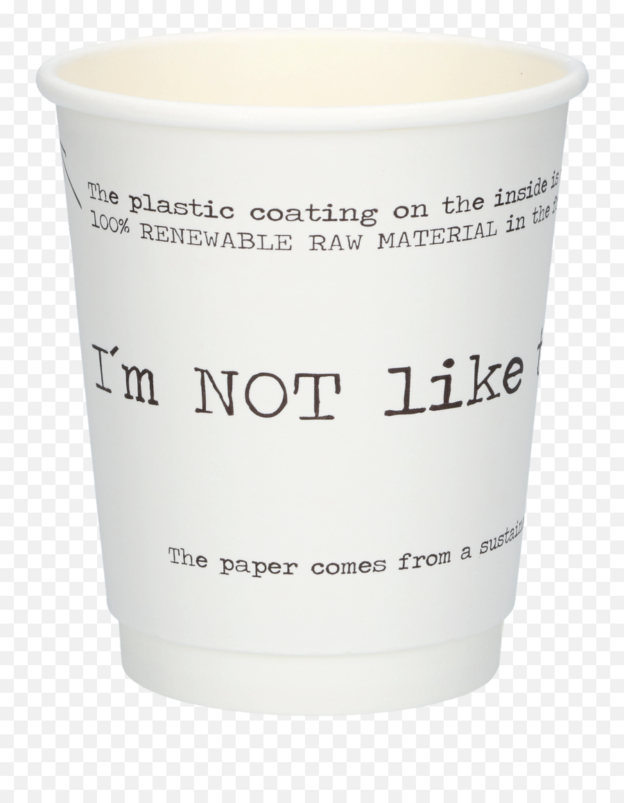 Paper Cup Biodegradable 23cl - 25 Pcs Coffee Cup Png,Double Cup Png