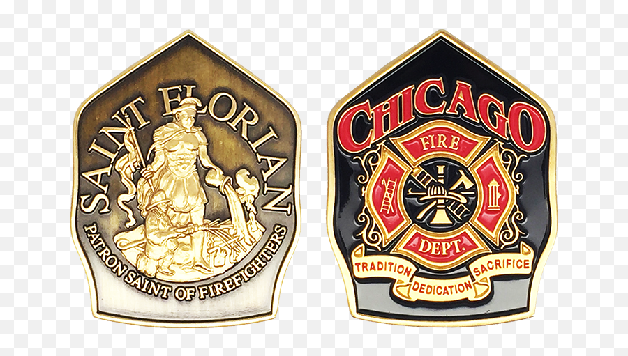 Chicago Fire Department Challenge Coin - Fire Department Challenge Coin Png,Chicago Fire Department Logo