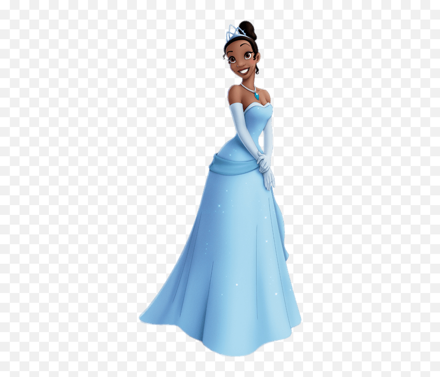 Princess Tiana In Blue Dress - Tina From Princess And The Frog Png,Princess Tiana Png