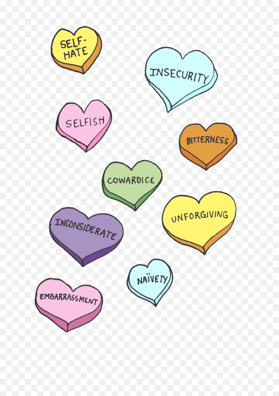 tumblr transparent candy hearts