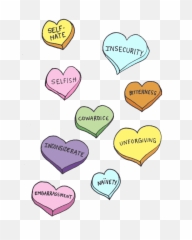 Transparent Hearts Gif - Candy png