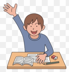 Play Human Arm Png Clipart - Student Raising Hand Cartoon