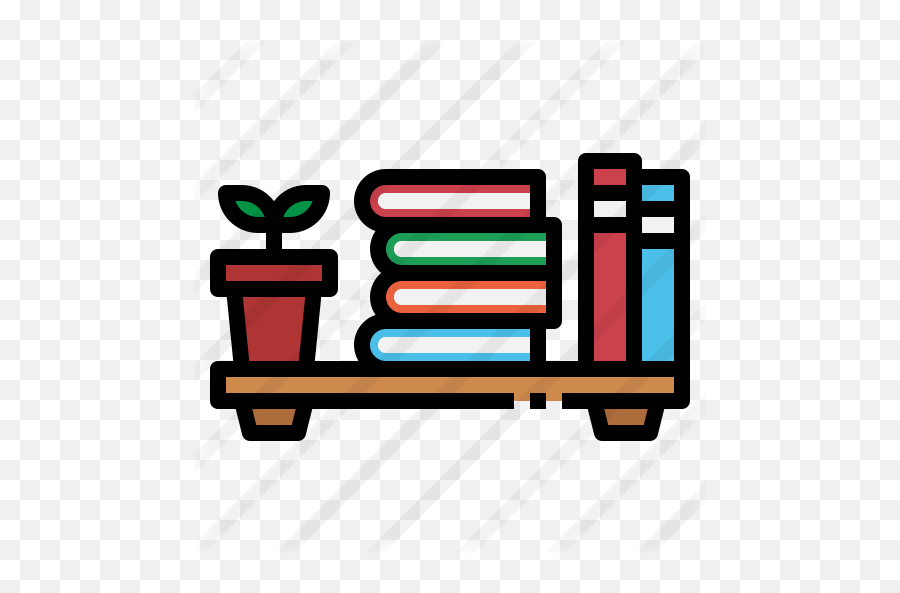 Book Shelf - Horizontal Png,Book Shelf Icon