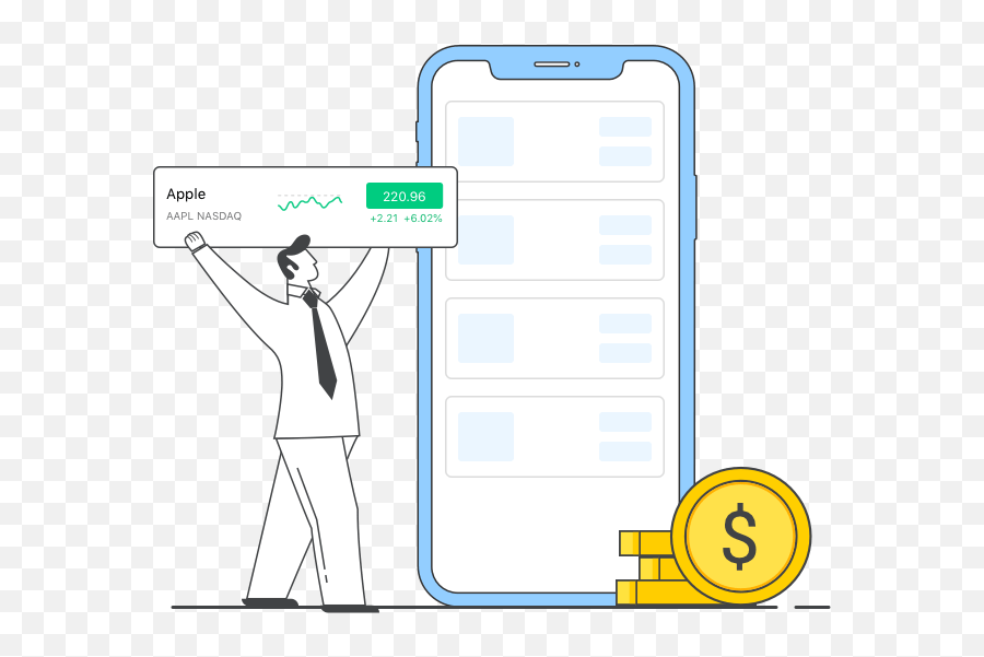 Add Stocks To Watchlists - Smartphone Png,Stock Ticker Icon