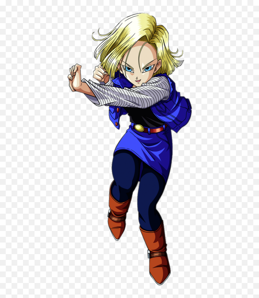 Check Out This Transparent Dragon Ball Character Android 18 Png
