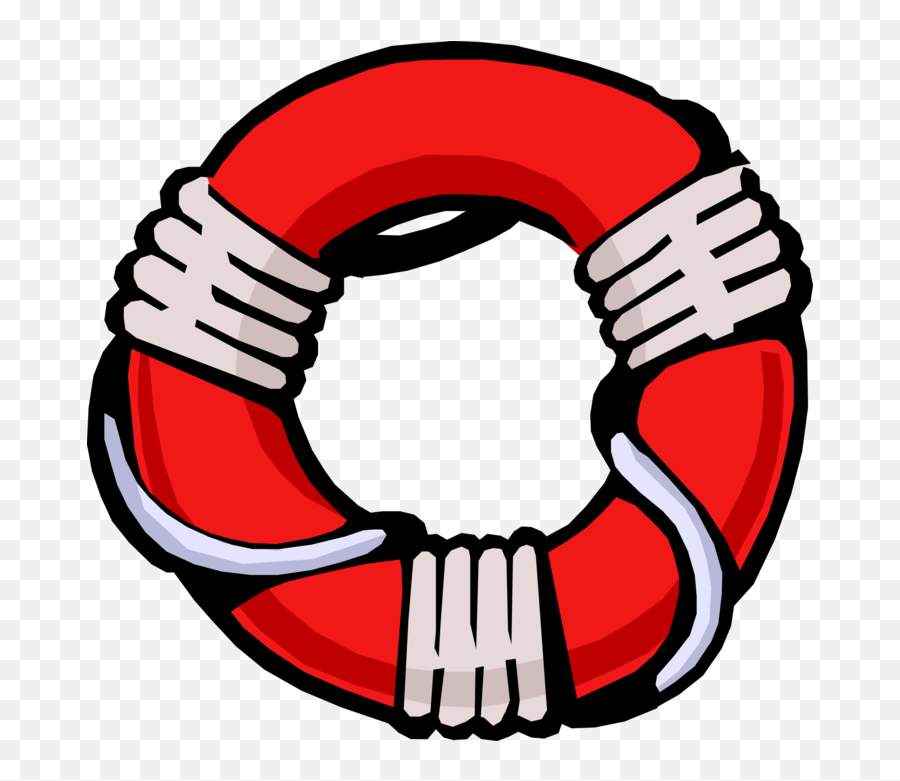 Lifebuoy Ring Lifesaver Vector Image Illustration Of - Life Life Preserver Ring Clipart Png,Life Ring Icon