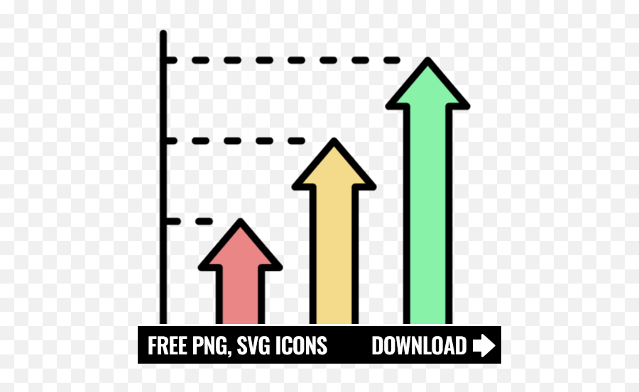 Free Arrow Chart Icon Symbol Download In Png Svg Format - Amazon App Vector Logo,Chart Icon Svg