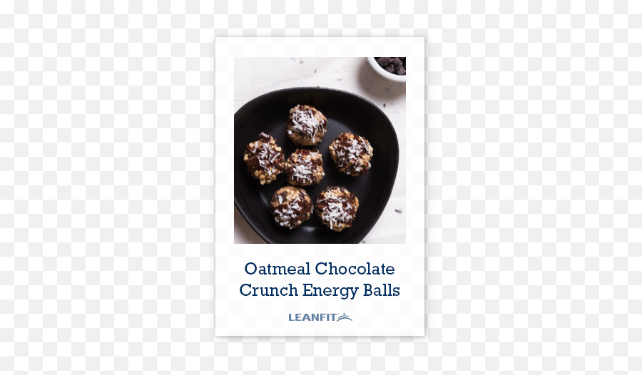 Oatmeal Chocolate Crunch Energy Balls - Leanfit Protein Lankelly Chase Png,Energy Ball Png