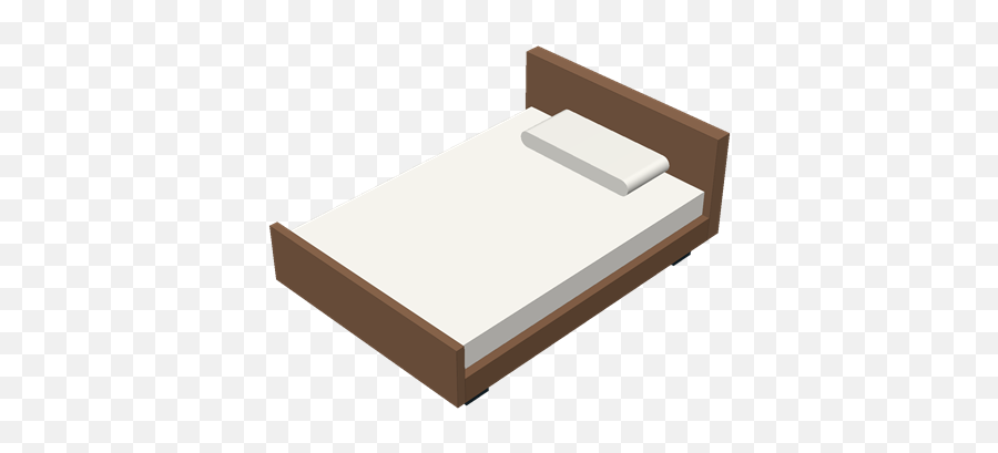 Single Bed Png Image - Roblox Bed,Bed Transparent Background