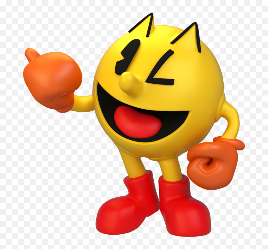 Download Smash For 3ds Pacman Smiley Bros Hq Png Image - Super Smash Bros Pac Man,Pac Man Transparent Background