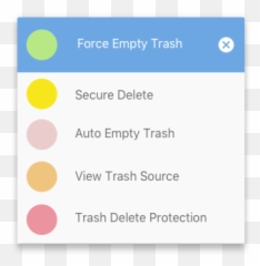 Better Trash Force Empty Secure Delete File - Dot png