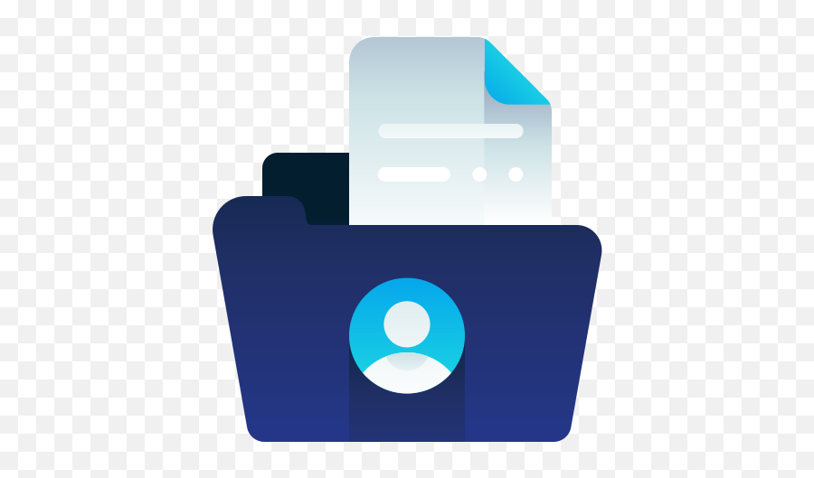 Person Account File Folder Document Free Icon Of Vector - Computer File Png,Flat File Icon