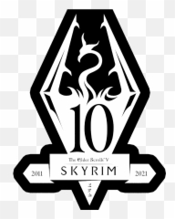 The Elder Scrolls V Skyrim Anniversary Edition - SteamGridDB 10 Years png