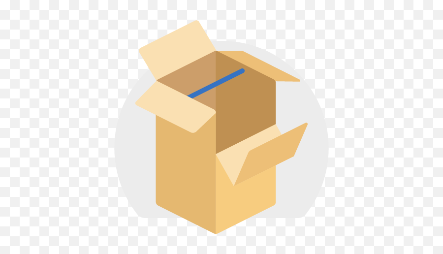 Purchase Packing Materials For Your Move - Cardboard Packaging Png,Carton Box Icon