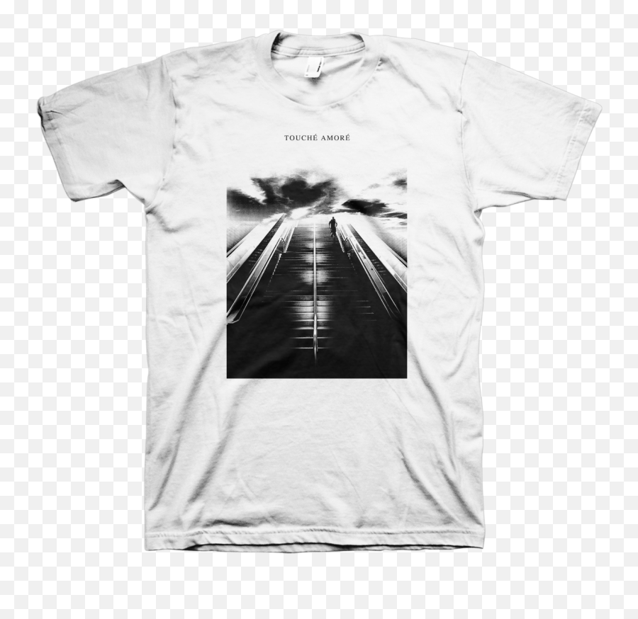 Download Hd Touche Amore Stairway White - Modern Life Is Modern Life Is War Shirt Png,Stairway Png