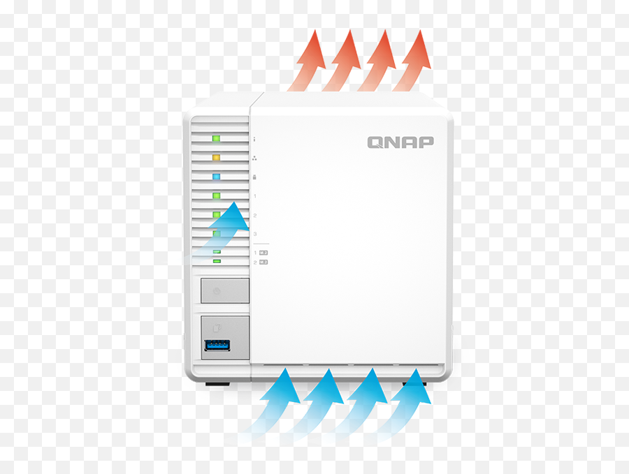 Ts - 364 Highperformance 3bay Raid 5 25gbe Nas With M2 Qnap Ts332x Png,Airflow Icon Installation Instructions