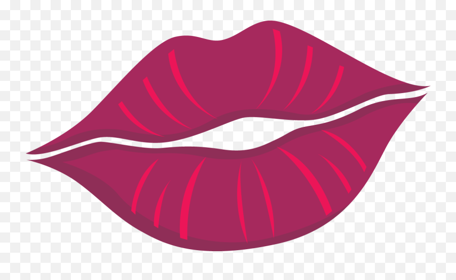 Kiss Clipart Lip Stain Transparent Free For - Kiss Lips Drawing Easy Png,Kiss Lips Png