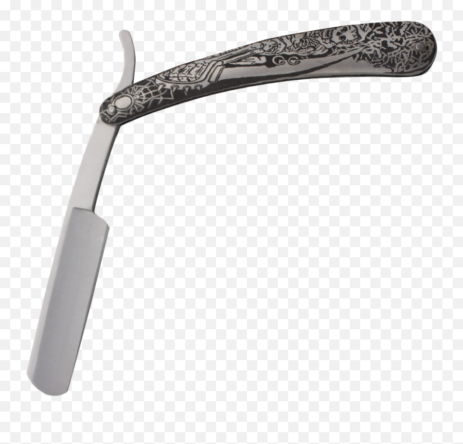 10 Inch Steel Grim Reaper Straight Razor - Straight Razor Png,Grim Reaper Transparent