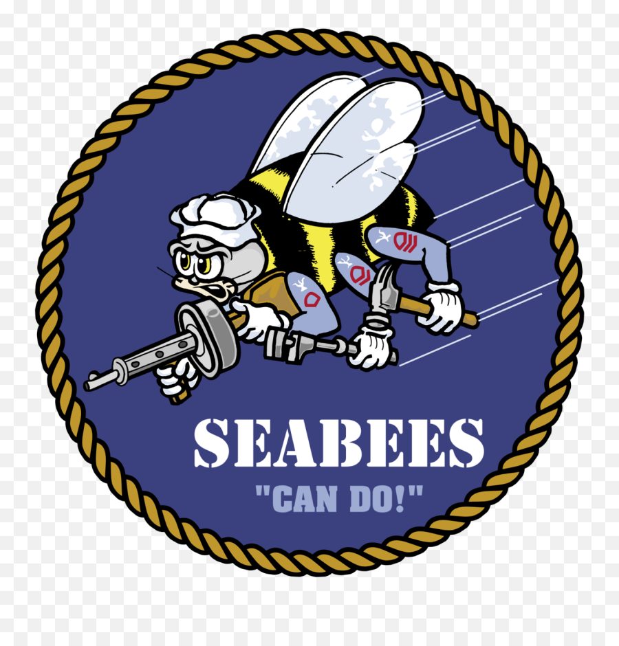 Navy Clipart World War 2 Transparent Free - Navy Seabees Logo Png,Call Of Duty Ww2 Logo Png