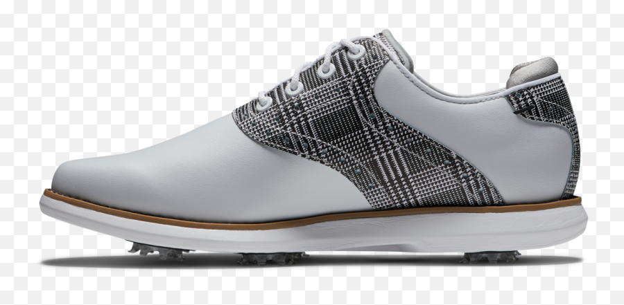 Footjoy Womenu0027s Traditions - Whitegrey Golf Shoes Png,Fj Icon Traditional Saddle