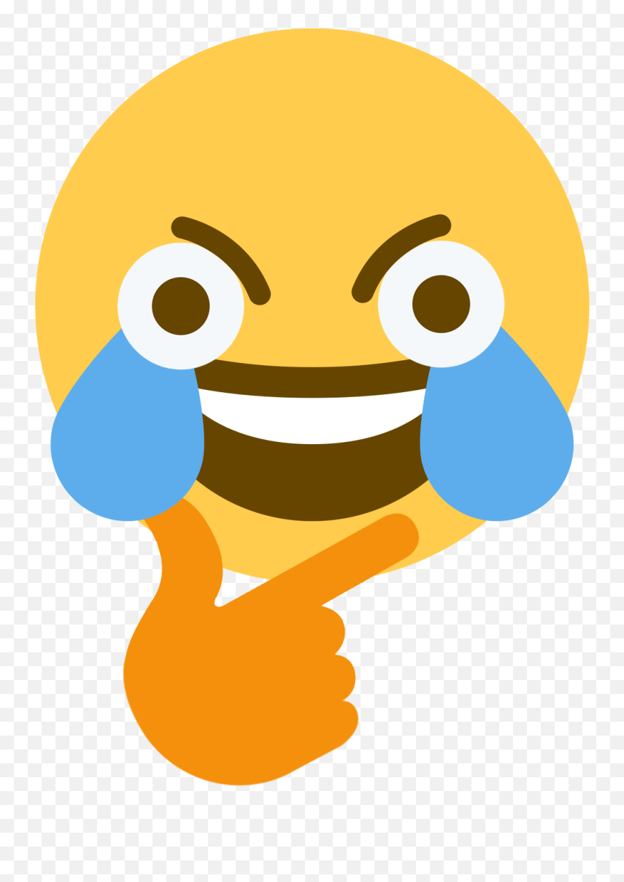 Download I Present To You Crying Out Thonking - Laughing Laughing Emoji With Open Eyes Png,Cry Emoji Png
