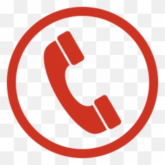 Red Phone Icon Png Transparent - Telephone Logo Png,Call Icon Png