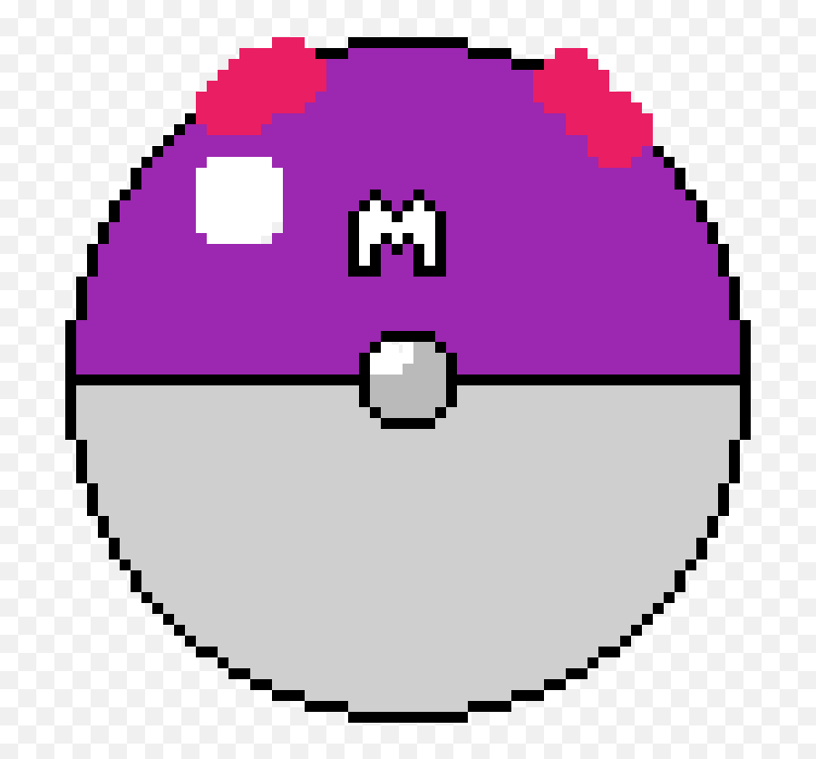 Pixilart - Master Ball By Soulartist270 Portable Network Graphics Png,Master Ball Png