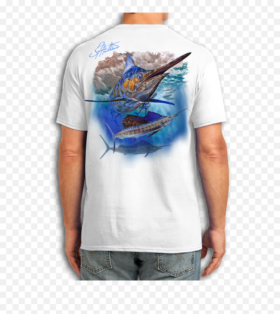 Blue Marlin Sailfish Cotton Feel - Shirt Png,Tech Png