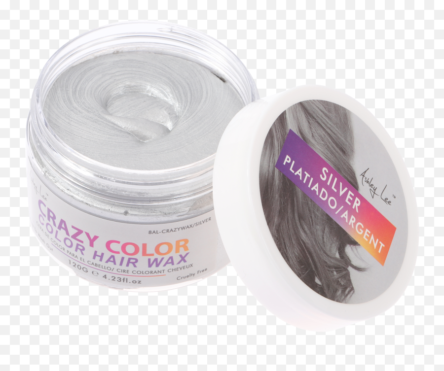 Ashley Lee Color Crazy Hair Wax Silver Wholesale Beauty - Eye Shadow Png,Crazy Hair Png