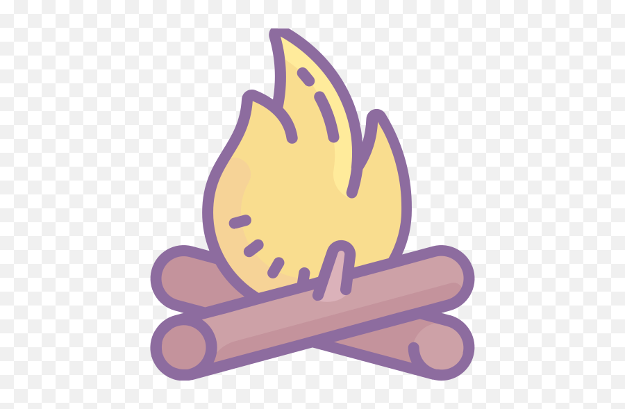 Campfire Icon - Free Download Png And Vector Simple Fire Drawing,Campfire Png