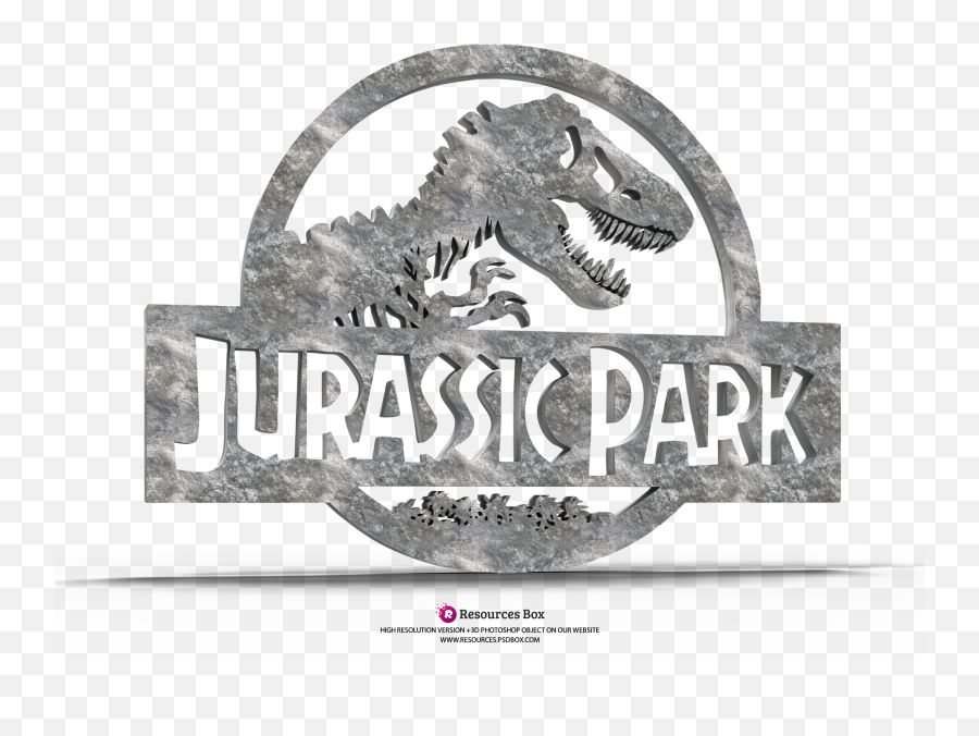 Jurassic Park 3d Photoshop Logo - Logo Do Jurassic World Png,Photoshop Logo Png