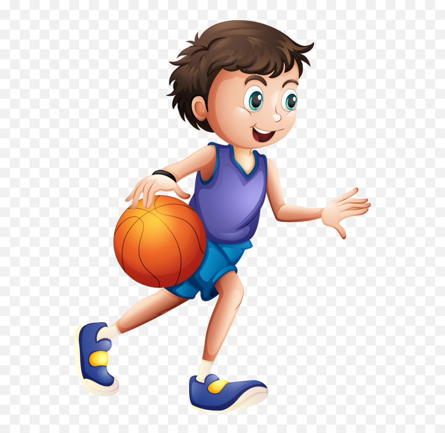 Female Clipart Badminton Player - Man Moving Animation Basketball Kids  Clipart Png,Basketball Png Images - free transparent png images 
