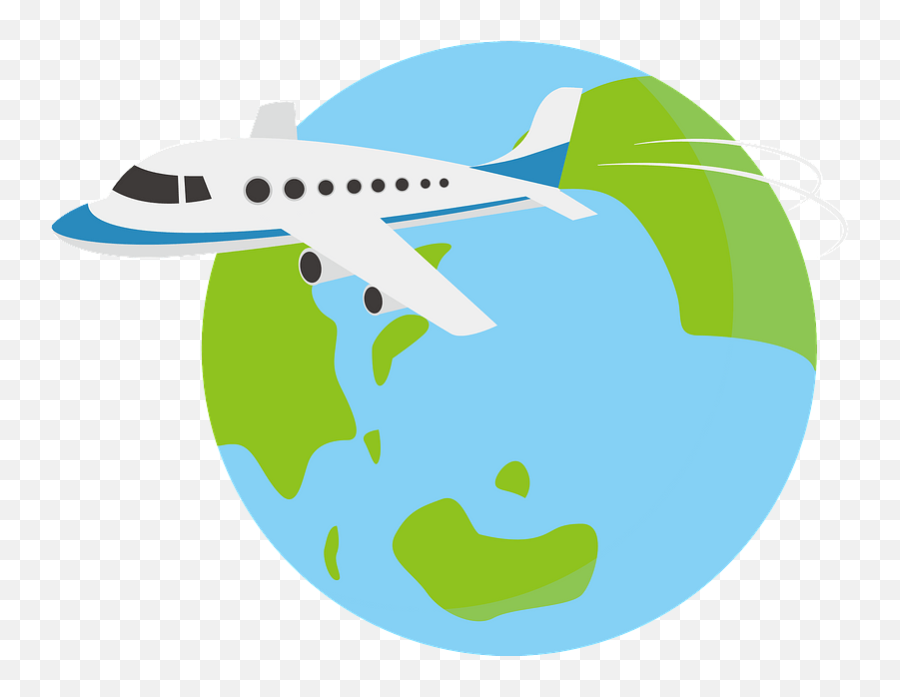 Earth Airliner Travel Clipart - Travel Clipart Png,Travel Clipart Png