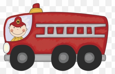 Library Of Vintage Fire Truck Image Black And White - Fire Truck Fire Fighter Clip Art Png,Fire Truck Png