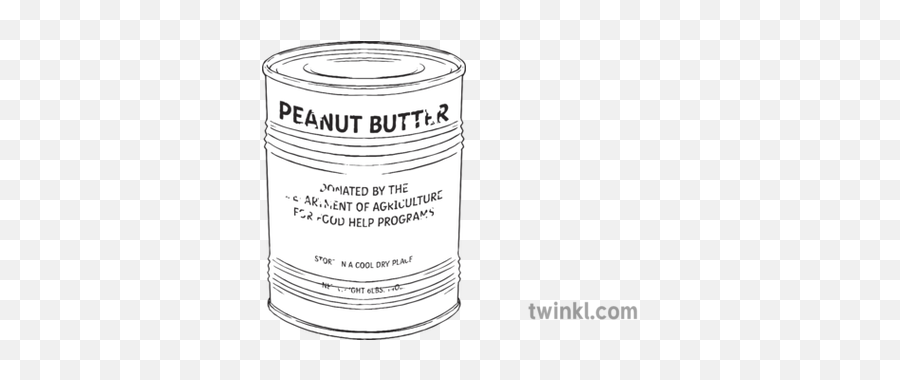 Ww2 Peanut Butter Tin Spread Food Wwii Second World War - Cylinder Png,Cod Ww2 Logo Png