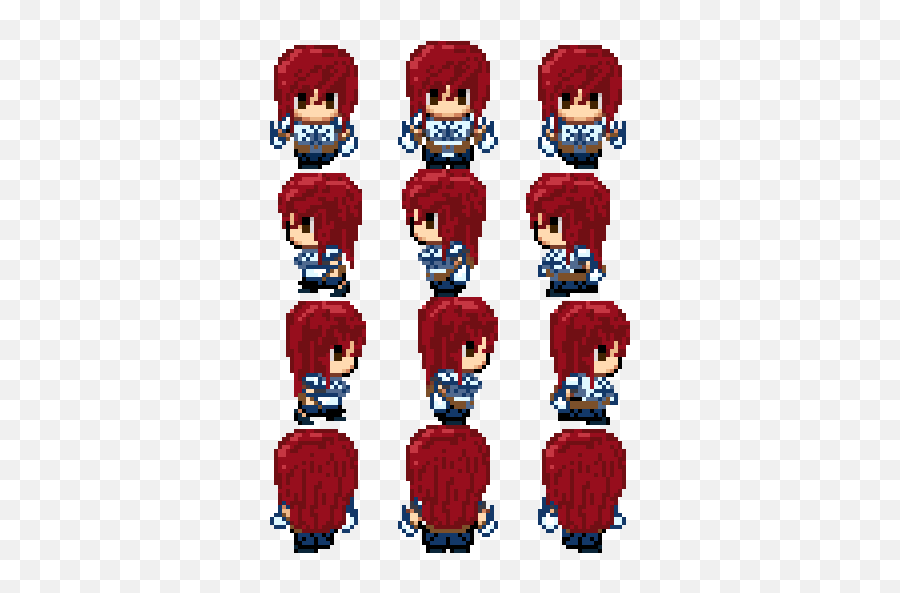 Sprites U2013 Lee0zu0027s Creations Png Erza Scarlet