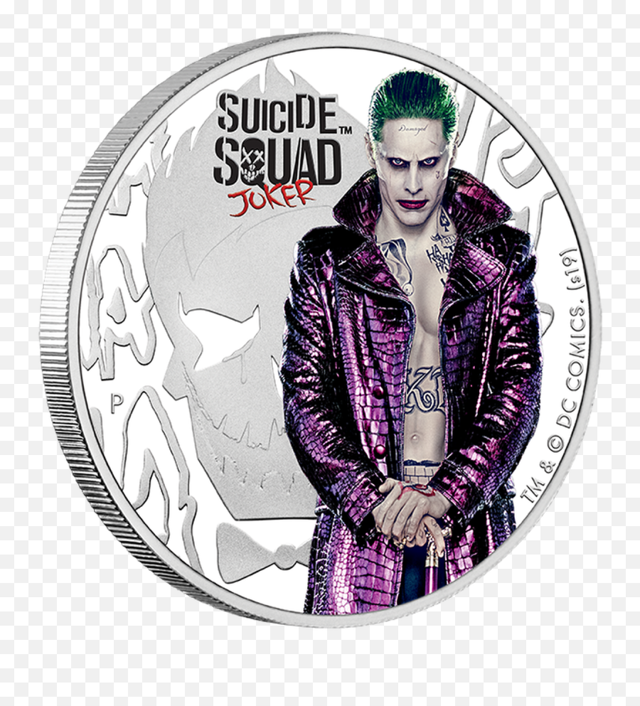 Joker 2019 1oz Silver Proof Coin - Suicide Squad Png,Suicide Squad Logo